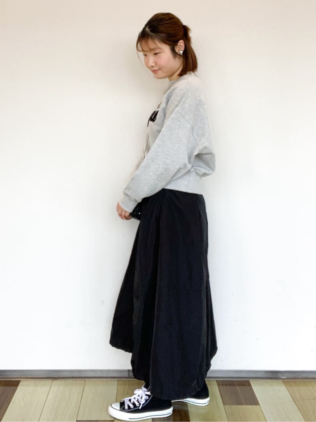 sayaさんの「OPAQUE.CLIP｜CONVERSE キャンバス オールスター HI」を使ったコーディネート