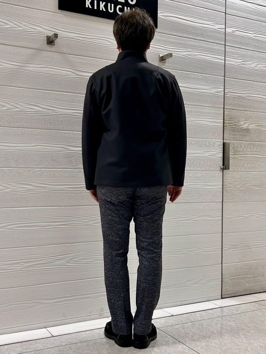 すーさんの「TAKEO KIKUCHI｜【ONOFF対応】TRダブルニット ストレッチパンツ」を使ったコーディネート