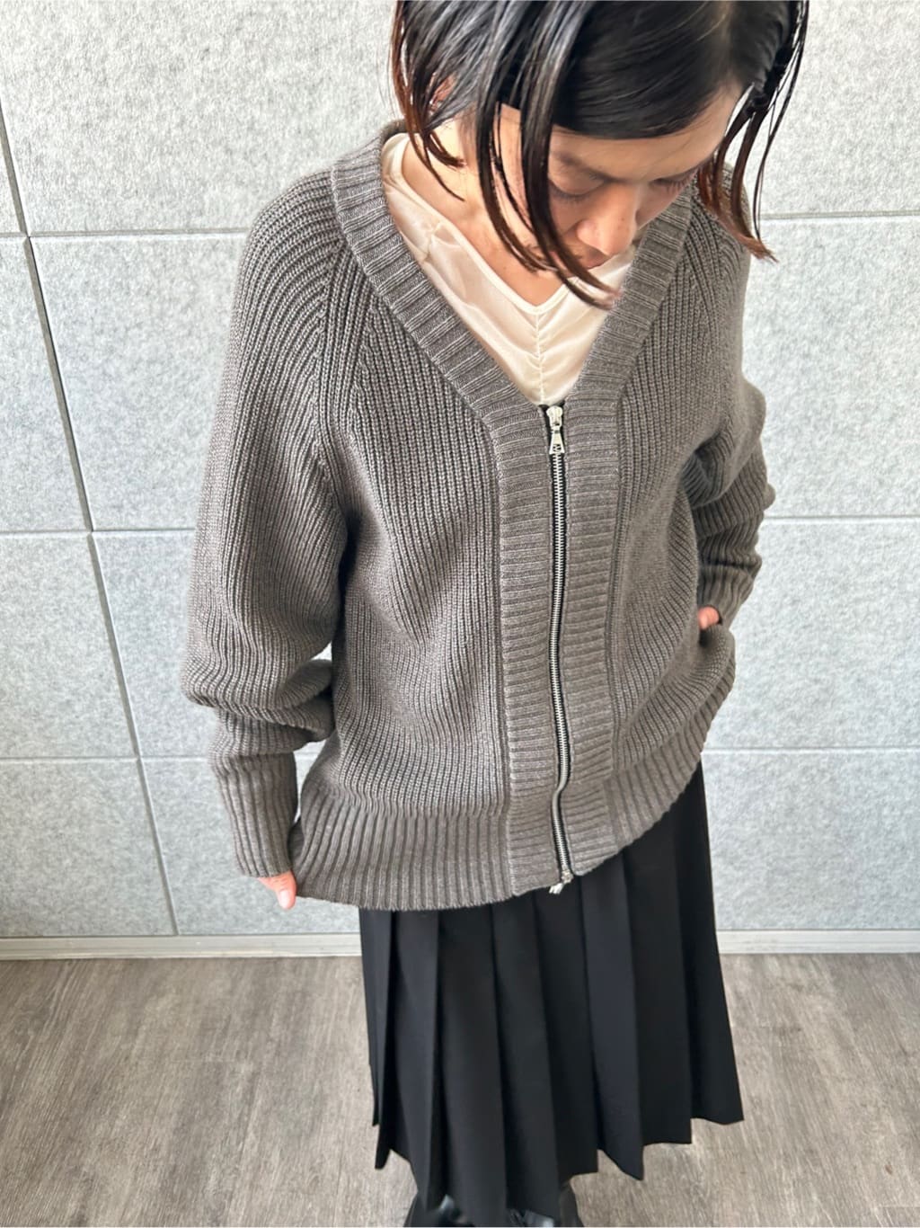 yukoさんの「CODE A｜sheer gathered jersey top」を使ったコーディネート