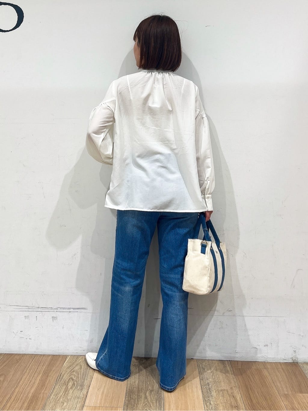 山さんさんの「grove｜メタルパーツローファーパンプス【晴雨兼用】」を使ったコーディネート