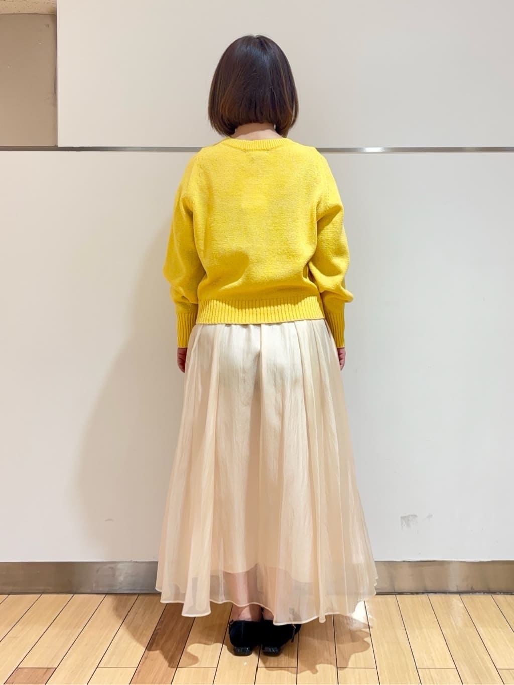 MIKIKOさんの「UNTITLED｜◆【後ろウエストゴム/洗える】シアーローンロングスカート」を使ったコーディネート
