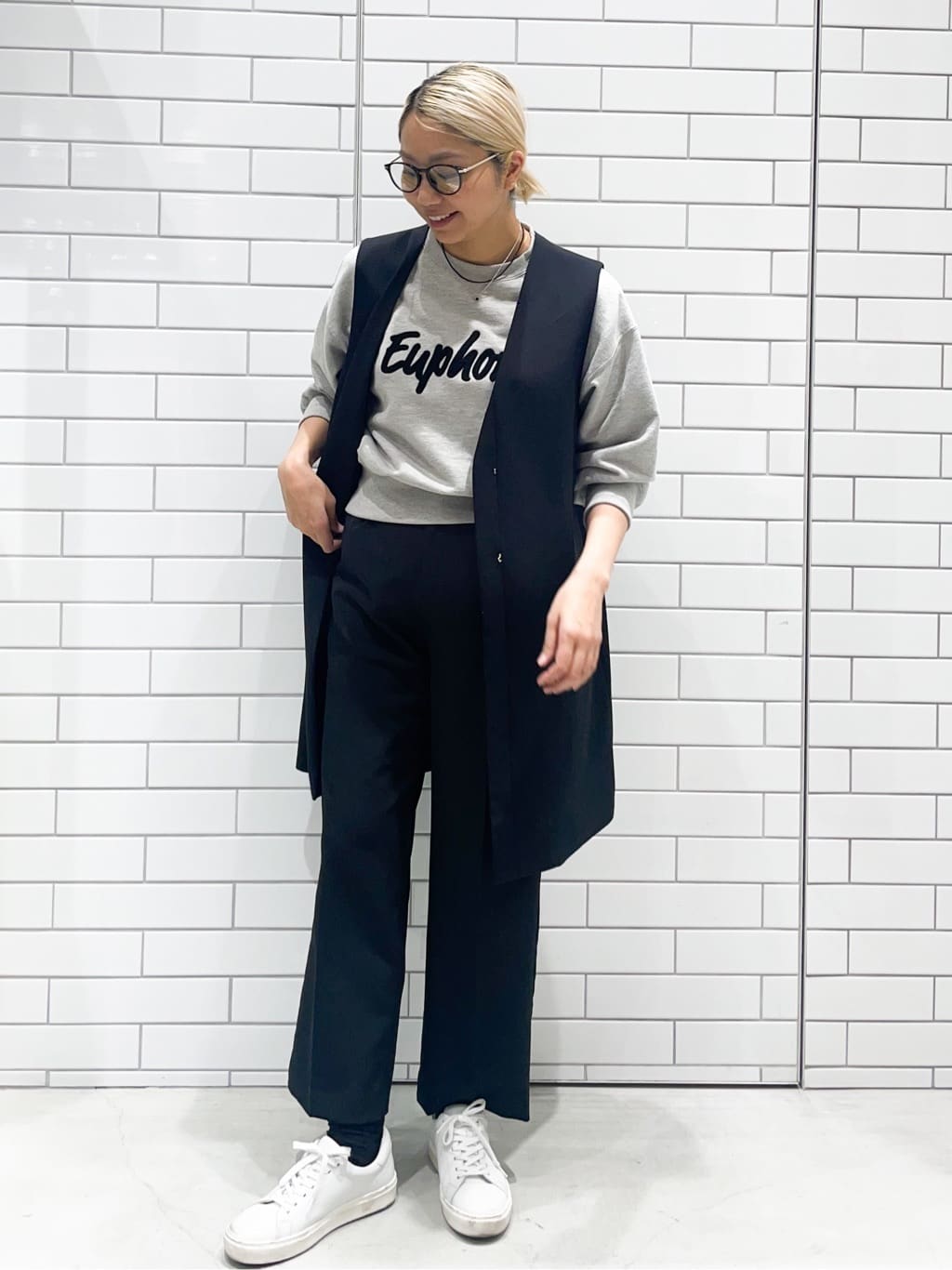 いとうちゃんさんの「OPAQUE.CLIP｜◆《通勤/セットアップ対応》ロングジレ/ダブルクロス【洗濯機洗い可】」を使ったコーディネート