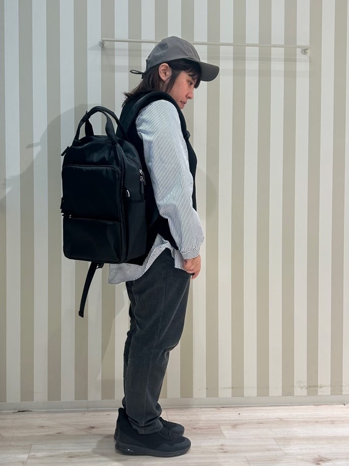 くーさんの「SHOO･LA･RUE｜◆【S-LL/2点セット】着回し自在 ニットベスト＋フレアブラウス」を使ったコーディネート