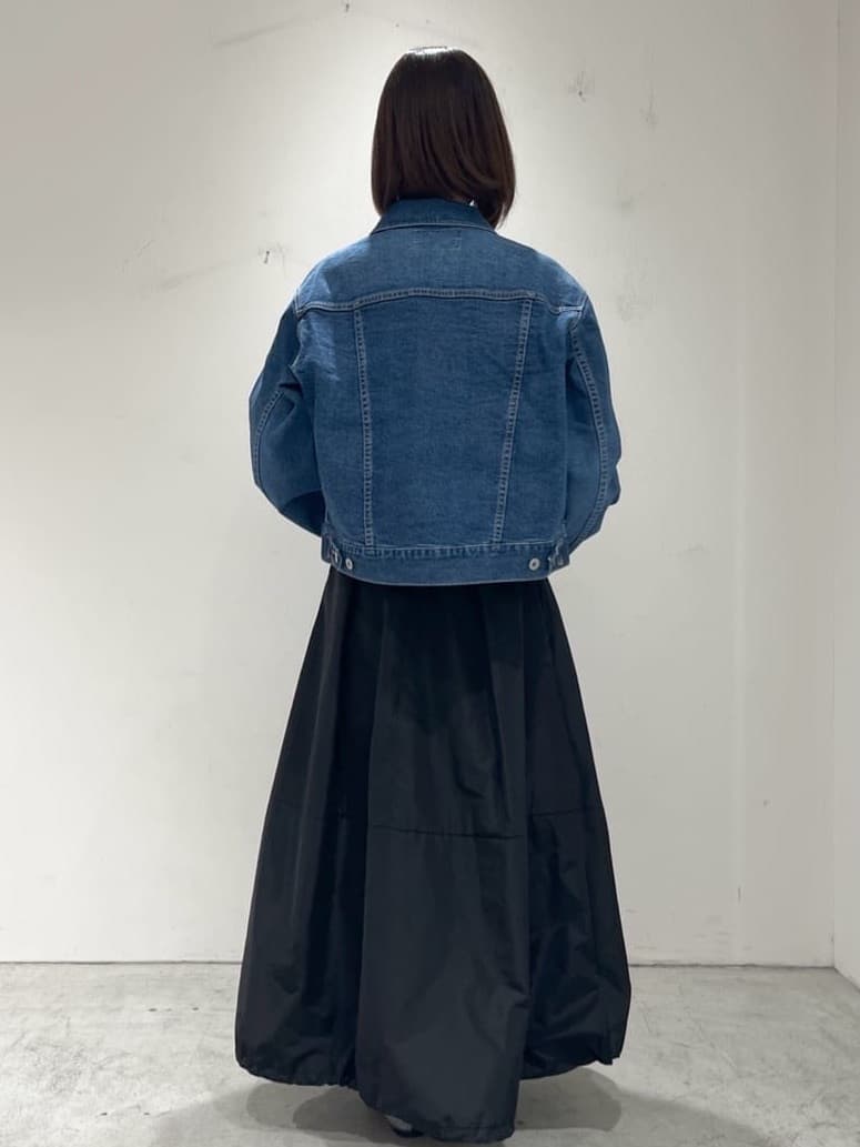 yuuさんの「OPAQUE.CLIP｜◆ストレッチデニムジャケット【洗濯機洗い可】」を使ったコーディネート