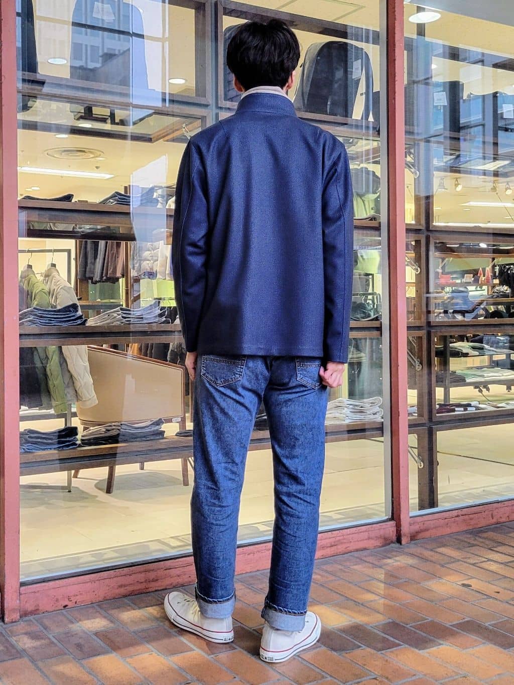 piroyaさんの「TAKEO KIKUCHI｜【DOWN FABRIC】ダウンファブリック スタンドカラーブルゾン」を使ったコーディネート
