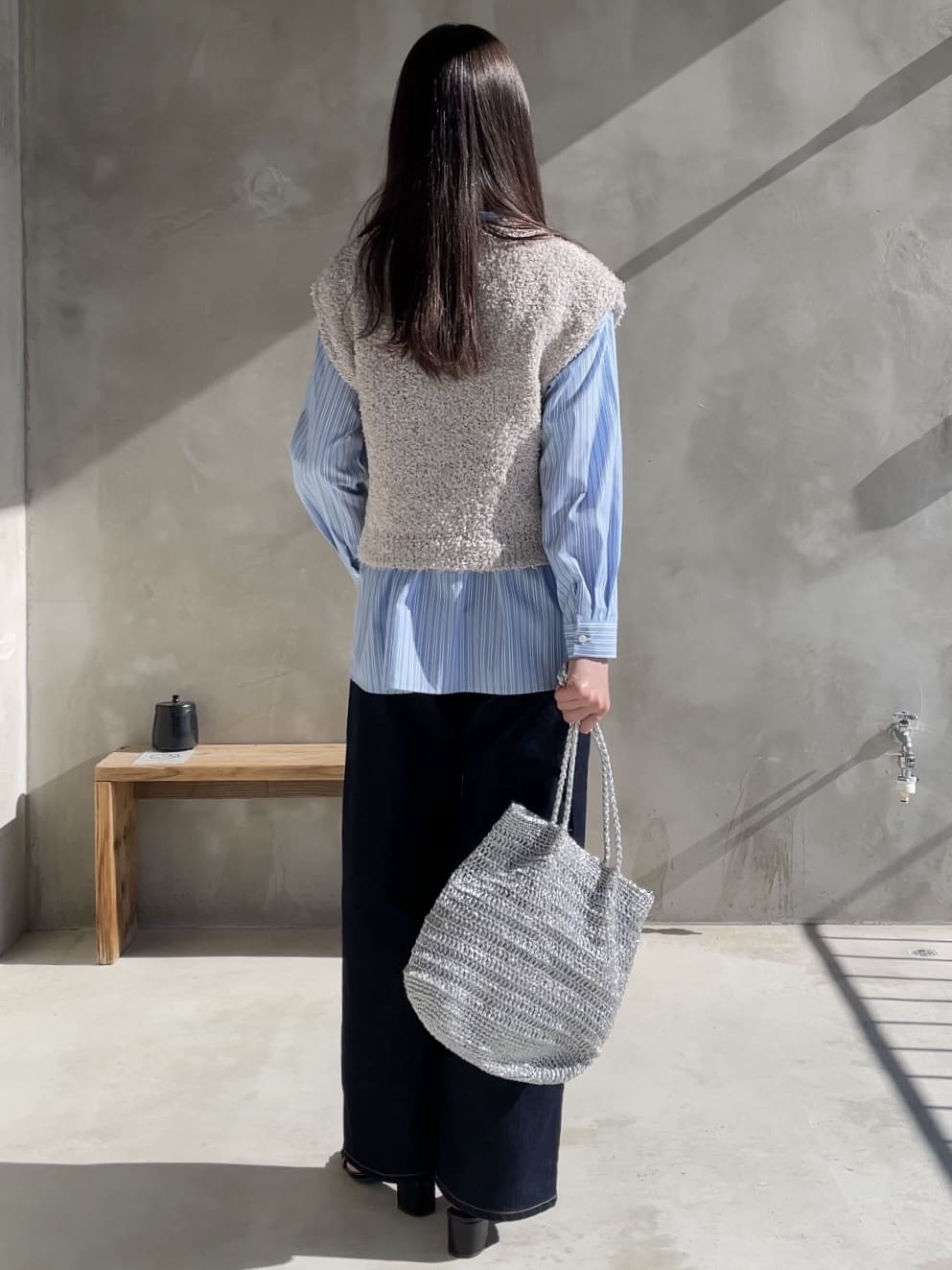 NATSUMIさんの「grove｜【Lee&times;grove別注】WIDE DENIM PANTS」を使ったコーディネート