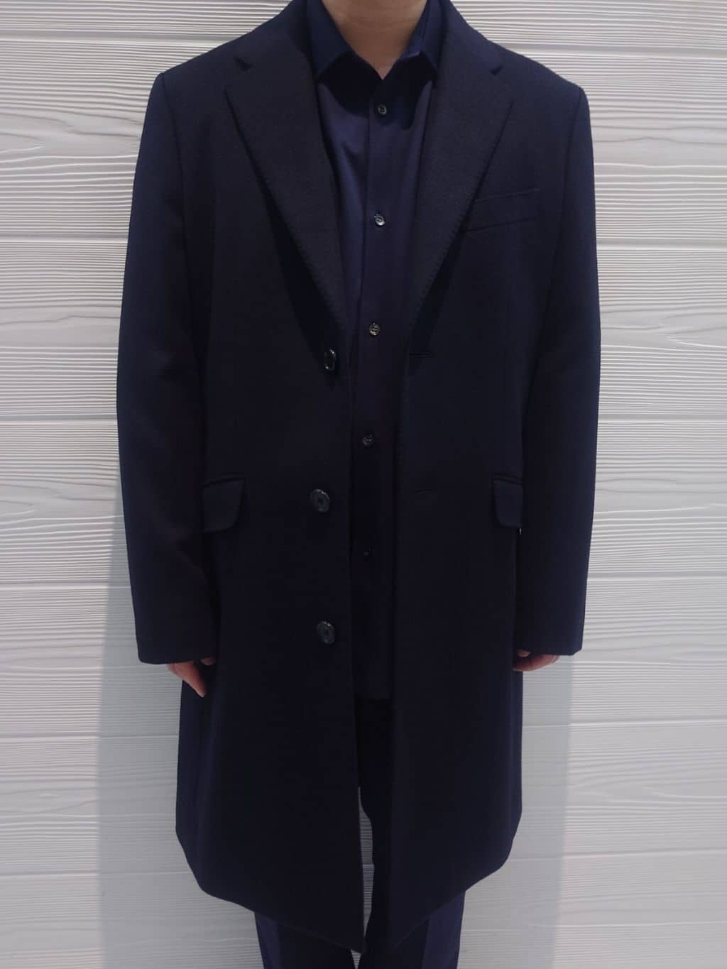 かずさんの「TAKEO KIKUCHI｜ウールカシミヤブレンド チェスターコート」を使ったコーディネート