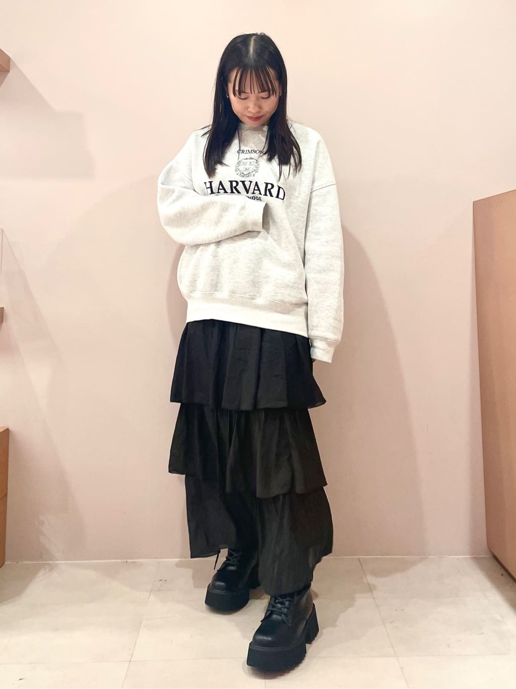 SEIKOさんの「ESPERANZA｜【晴雨兼用】レースアップレインブーツ」を使ったコーディネート
