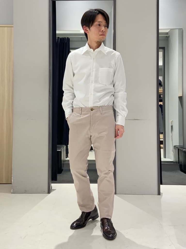 わいずみさんの「TAKEO KIKUCHI｜【Made in JAPAN】市松紋 ドレスシャツ」を使ったコーディネート