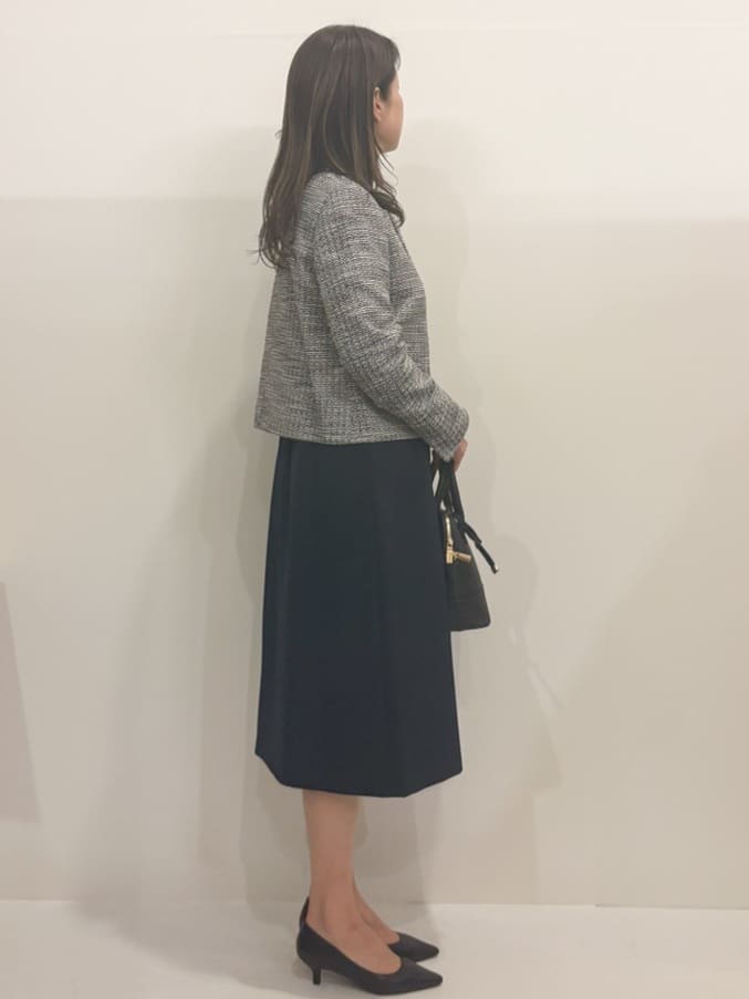 Satoさんの「OPAQUE.CLIP｜◆《通勤対応》コットンツイードジャケット」を使ったコーディネート
