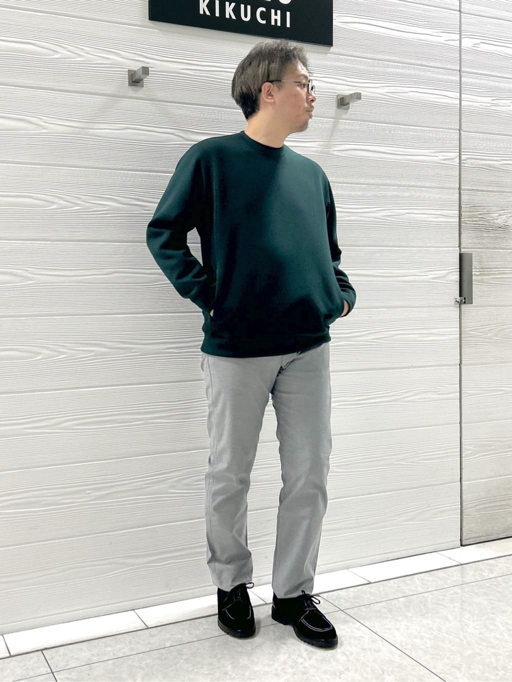 すーさんの「TAKEO KIKUCHI｜【Made in JAPAN】播州織 ストレッチ パンツ」を使ったコーディネート