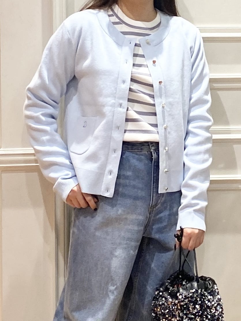 c.wさんの「DRESSTERIOR｜ヴィンテージ加工ワイドデニムパンツ」を使ったコーディネート