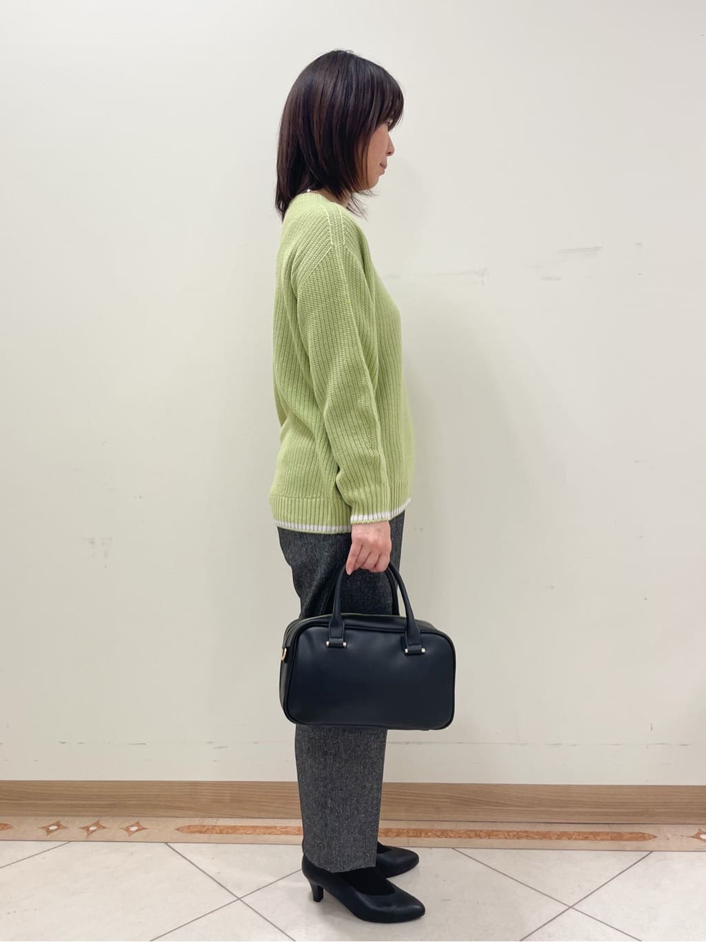hanaさんの「Reflect｜◆【夏SALE／手洗い可／ホールガーメント（R）】ゆるシルエットニット」を使ったコーディネート