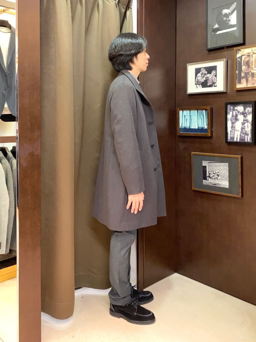 コバヤシさんの「TAKEO KIKUCHI｜【Made in JAPAN】播州織 ヘリンボン ストレート パンツ」を使ったコーディネート