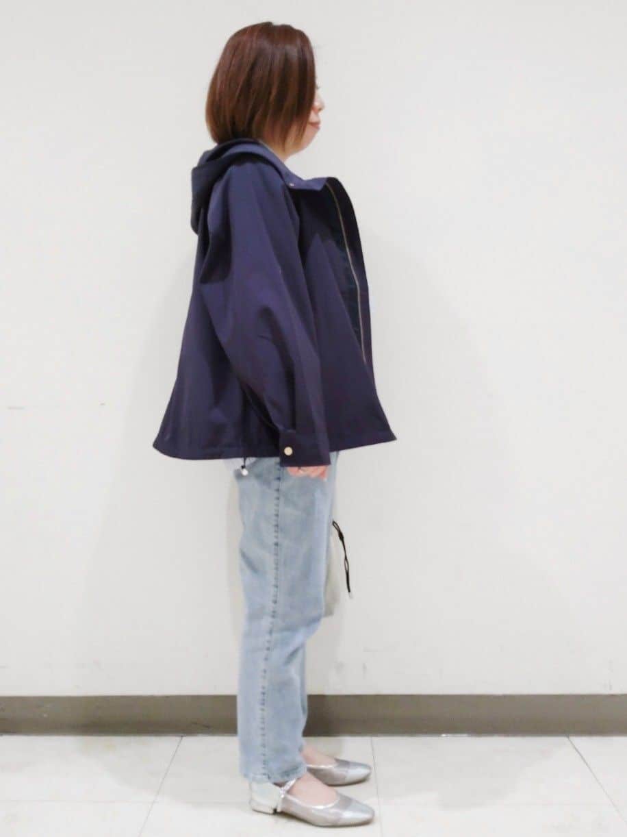 あらーさんの「OPAQUE.CLIP｜◆《SS-LLsize》撥水フードブルゾン【洗濯機洗い可／花粉対応】」を使ったコーディネート