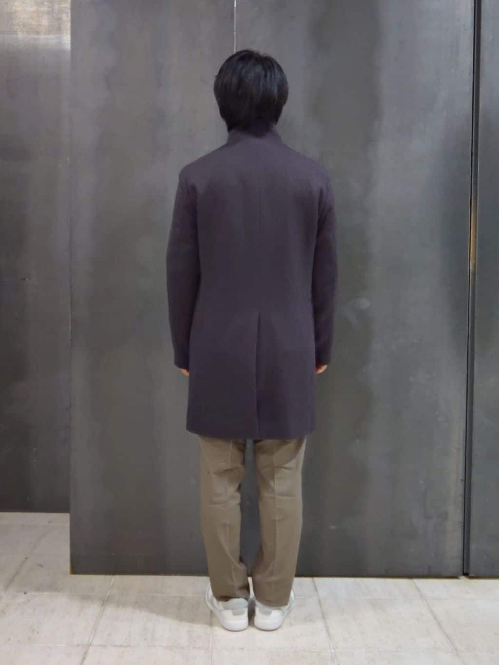 shiominさんの「TAKEO KIKUCHI｜【ウールカシミヤブレンド】ビーバー調 スタンドカラー コート」を使ったコーディネート