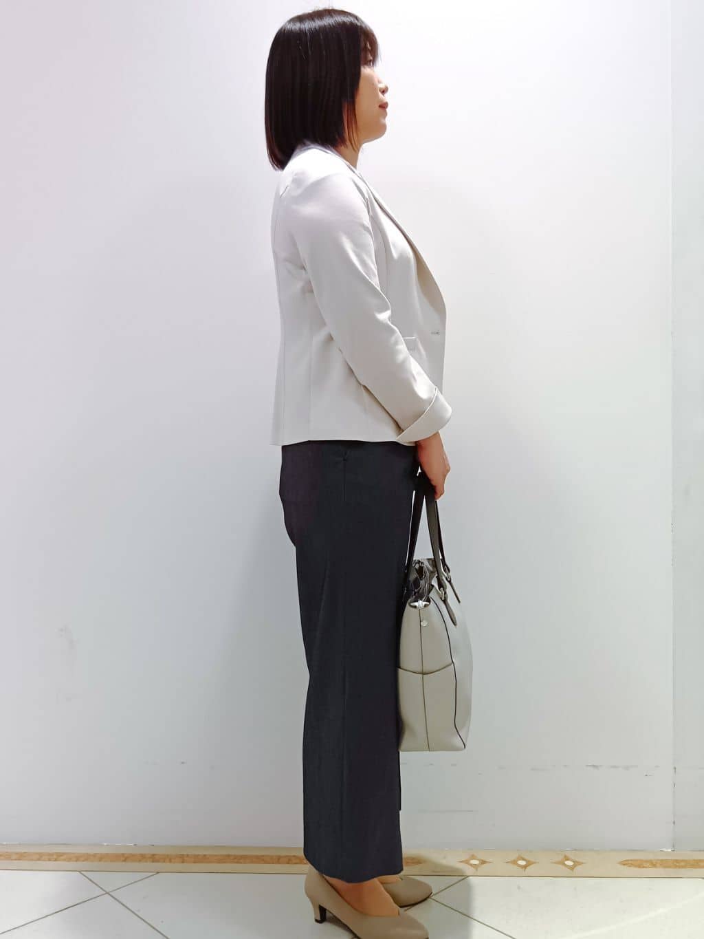 tomoさんの「Reflect｜◆【SS-4Lサイズ／洗える】匠ジャケット／ベーシックテーラード」を使ったコーディネート