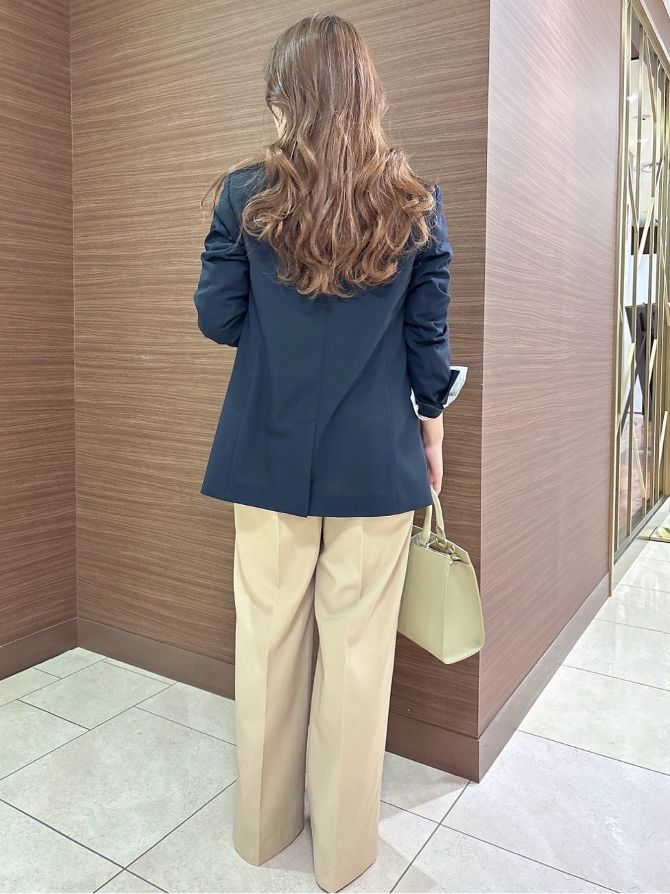 R.Kさんの「UNTITLED｜◆コットンライク ワイドストレートパンツ」を使ったコーディネート