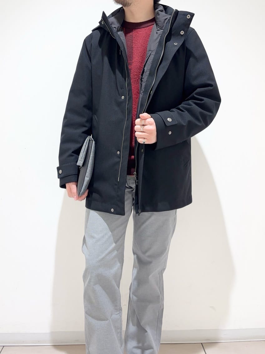 及川さんの「TAKEO KIKUCHI｜【Made in JAPAN】播州織 ストレッチ パンツ」を使ったコーディネート