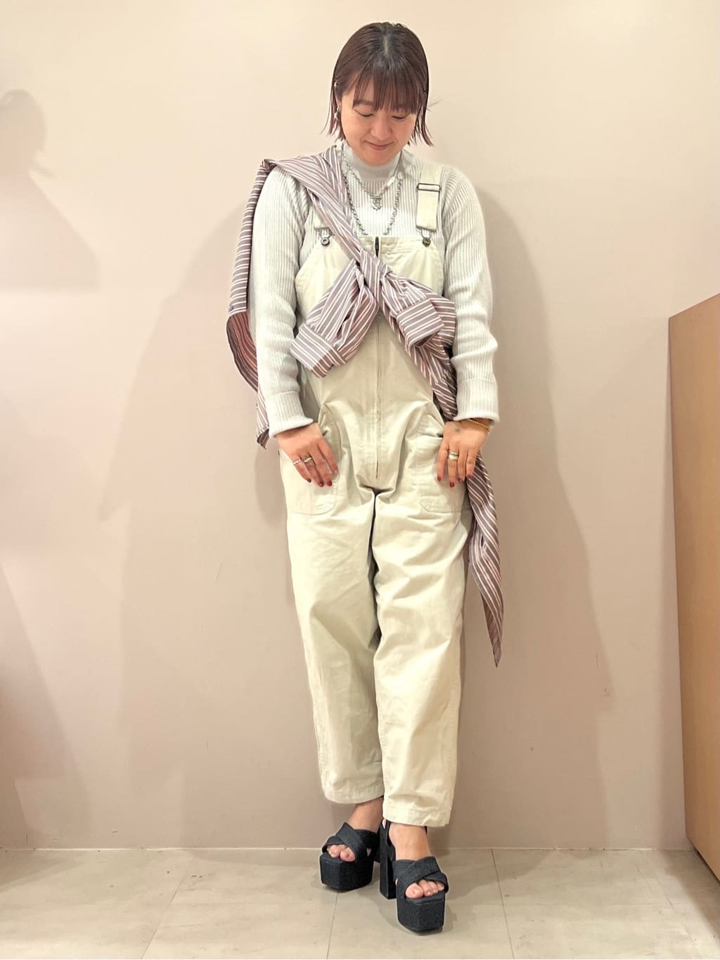 TAKAさんの「ESPERANZA｜ラク盛り厚底サンダルⅢ」を使ったコーディネート