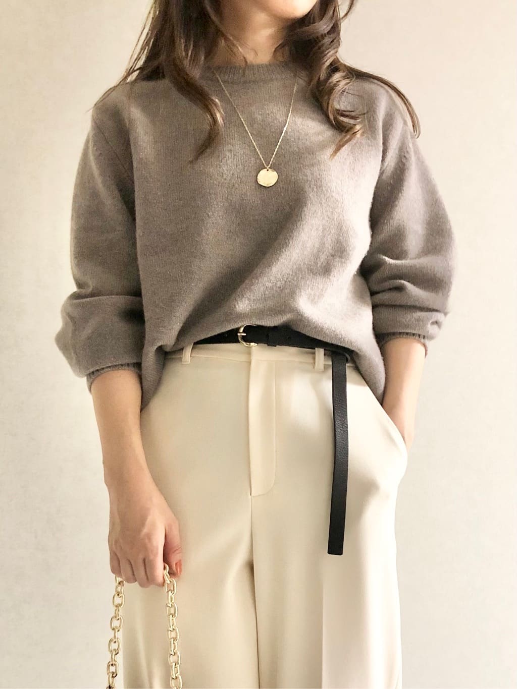 sayuさんの「UNTITLED｜【本革 旬トレンド】ナローベルト」を使ったコーディネート