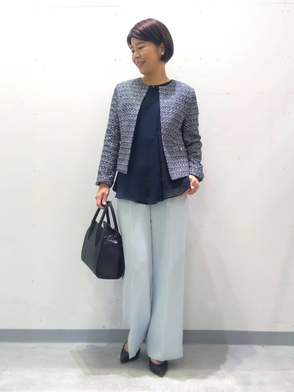 Kさんの「INDIVI｜フラワーコサージュ」を使ったコーディネート