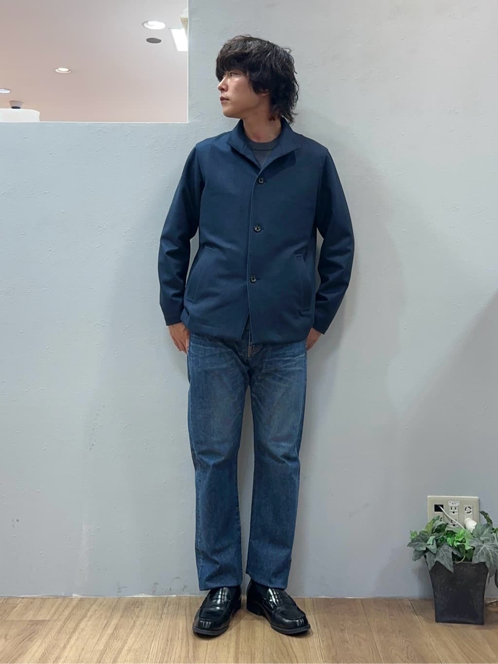 Uさんの「TAKEO KIKUCHI｜【DOWN FABRIC】ダウンファブリック スタンドカラーブルゾン」を使ったコーディネート
