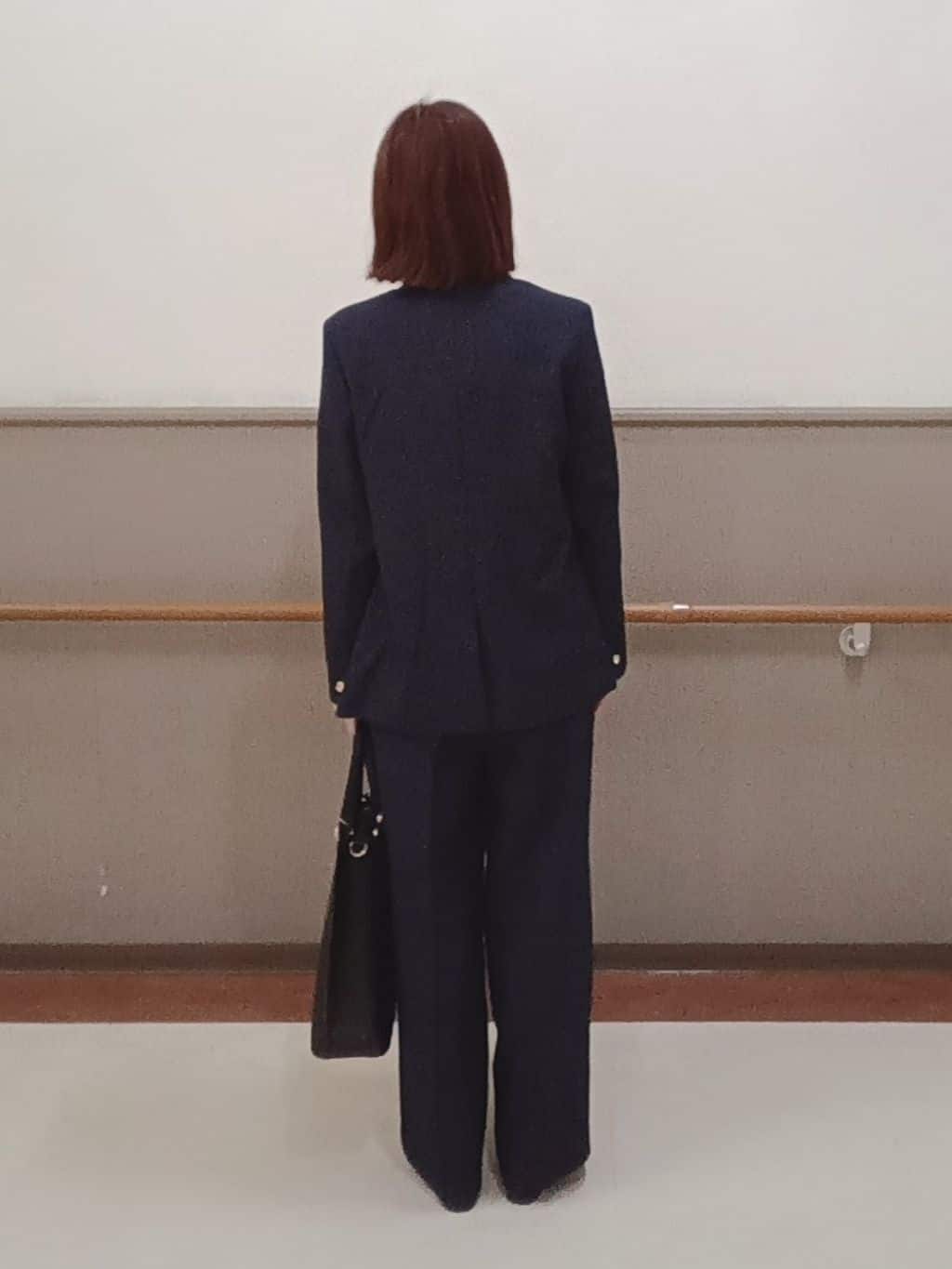 hamさんさんの「THE SHOP TK｜◆【ONOFF活躍/セレモニー/通勤】カットジャカードペプラムブラウス/洗える」を使ったコーディネート