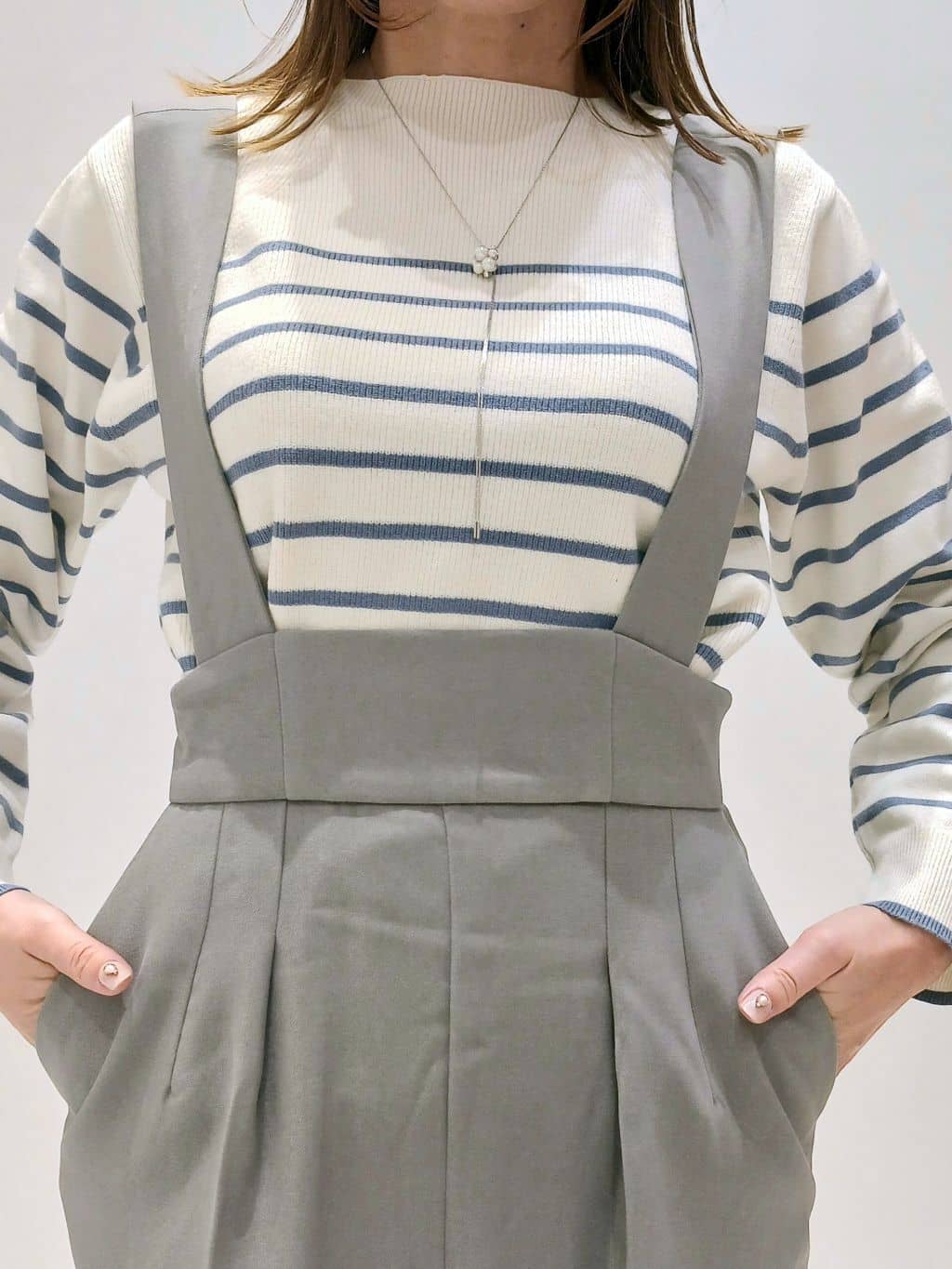 mizueさんの「grove｜◆【洗える】毛玉軽減ニットプルオーバー」を使ったコーディネート