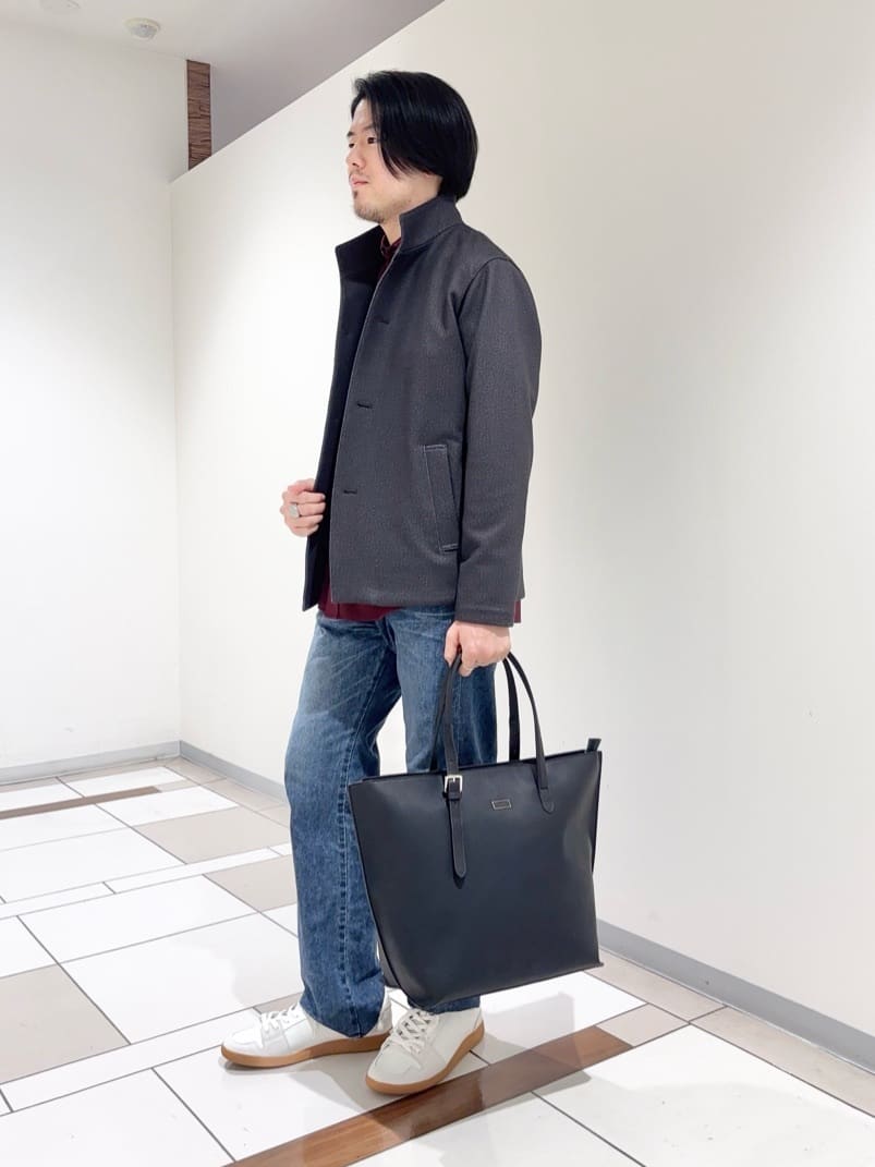 及川さんの「TAKEO KIKUCHI｜【DOWN FABRIC】ダウンファブリック スタンドカラーブルゾン」を使ったコーディネート