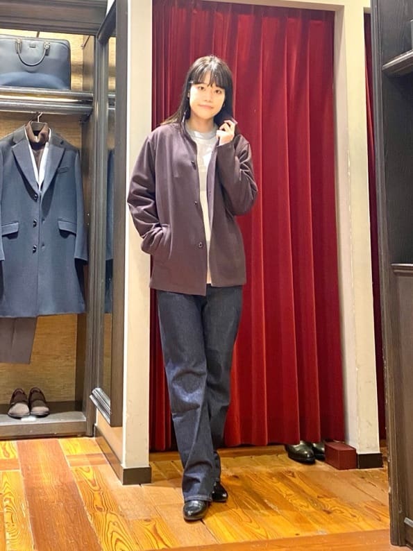 かわぴーさんの「TAKEO KIKUCHI｜【DOWN FABRIC】ダウンファブリック スタンドカラーブルゾン」を使ったコーディネート
