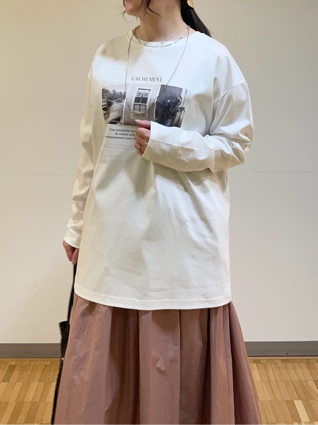 フナキさんの「UNTITLED｜◆【洗える/春の軽羽織り】ダンボール ノーカラーブルゾン」を使ったコーディネート