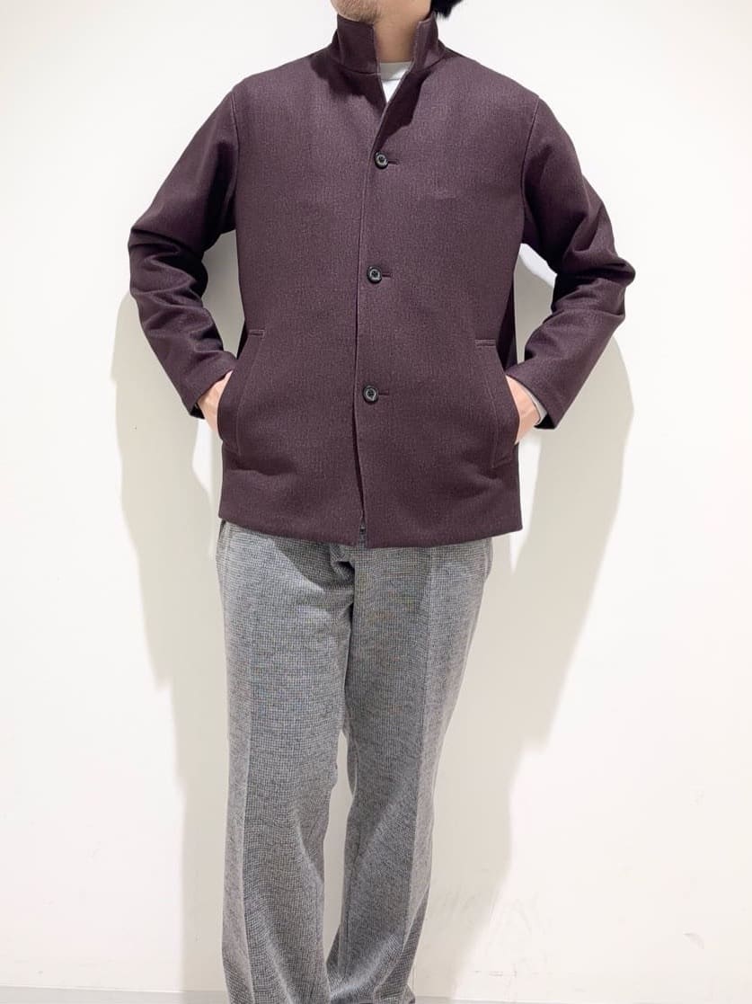 及川さんの「TAKEO KIKUCHI｜【DOWN FABRIC】ダウンファブリック スタンドカラーブルゾン」を使ったコーディネート