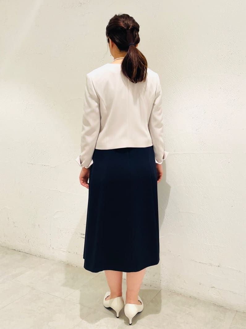 CHISATOさんの「UNTITLED｜◆【通勤スーツ】ノーカラージャケット」を使ったコーディネート