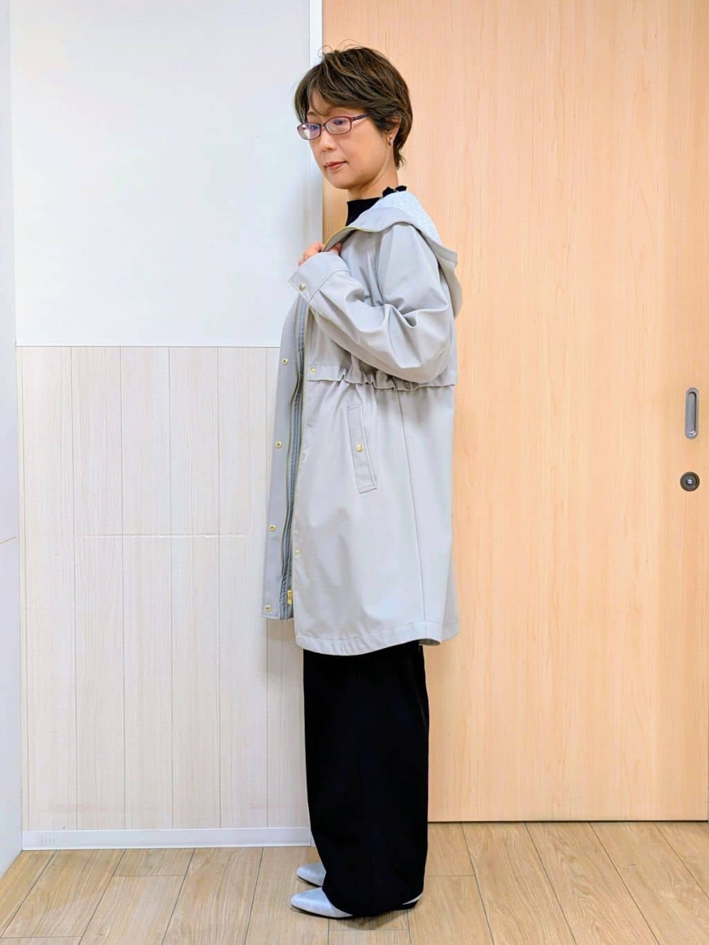 YuAさんの「SHOO･LA･RUE｜◆ストレッチアーモンドトゥパンプス」を使ったコーディネート