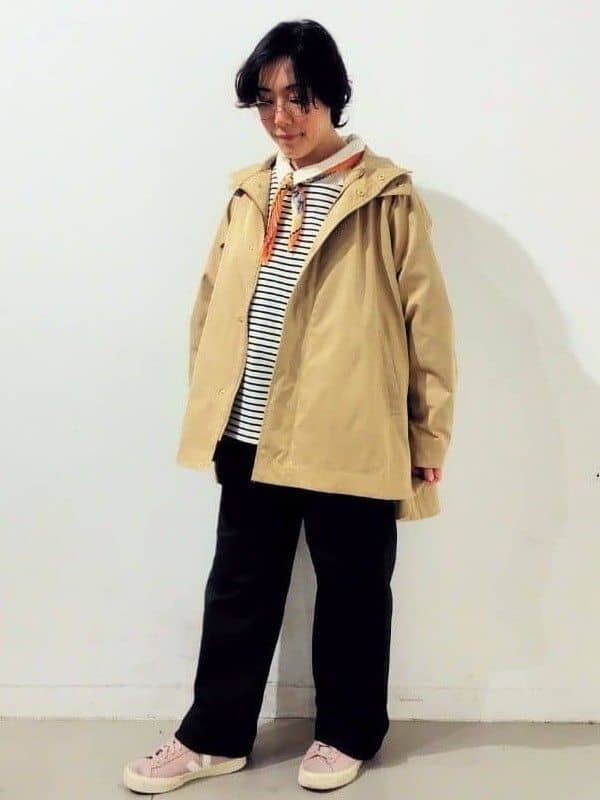 kodamaさんの「THE SHOP TK｜◆【後ろタック】マウンテンパーカ/洗える」を使ったコーディネート
