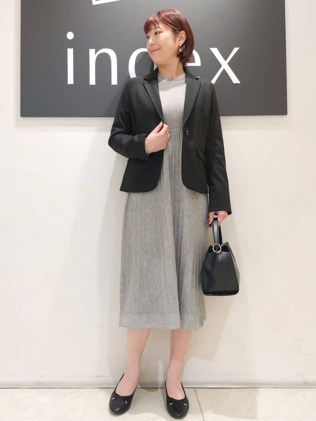 n.さんの「index｜《5色展開／XS-LLサイズ》ストレッチテーラードジャケット／セットアップ対応【イージーアイロン】」を使ったコーディネート