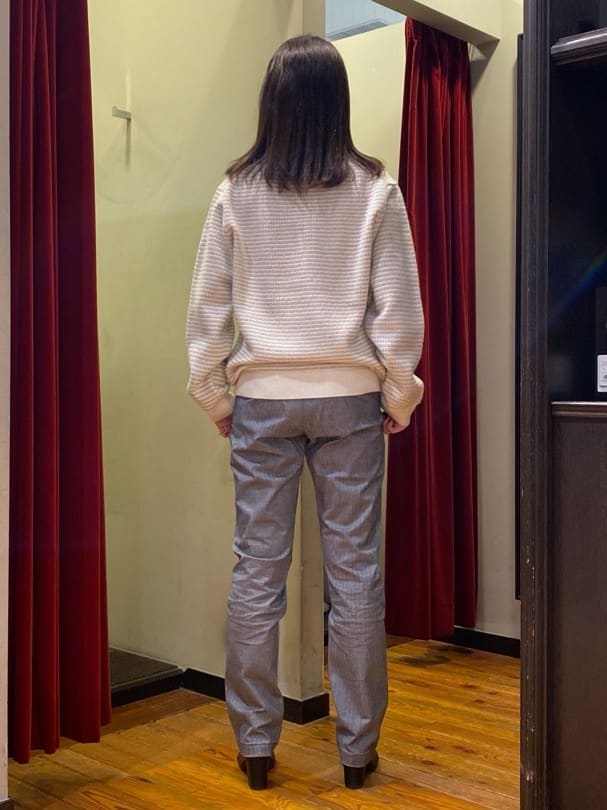 かわぴーさんの「TAKEO KIKUCHI｜【Made in JAPAN】播州織 ヘリンボン ストレート パンツ」を使ったコーディネート