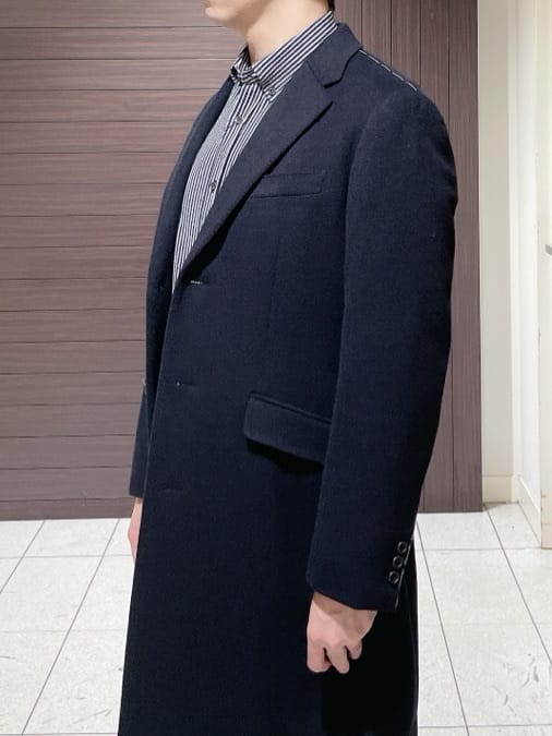 ToyoPさんの「TAKEO KIKUCHI｜ウールカシミヤブレンド チェスターコート」を使ったコーディネート