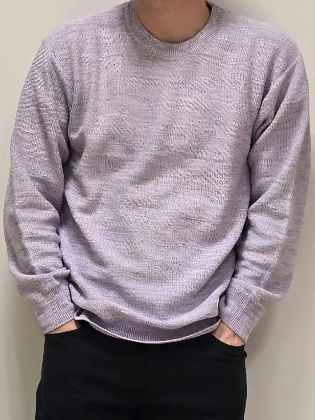 白木駆さんの「TAKEO KIKUCHI｜【Made in JAPAN】播州織 ストレッチ パンツ」を使ったコーディネート