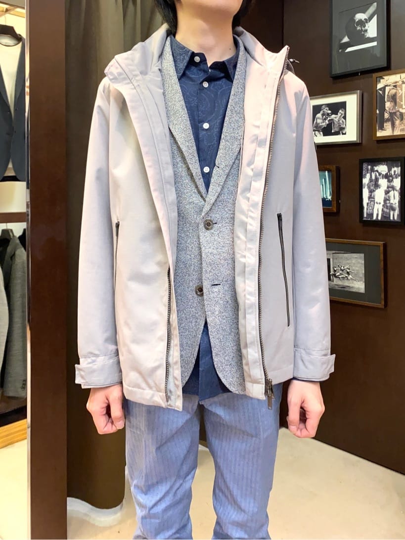 コバヤシさんの「TAKEO KIKUCHI｜【Made in JAPAN】播州織 ヘリンボン ストレート パンツ」を使ったコーディネート