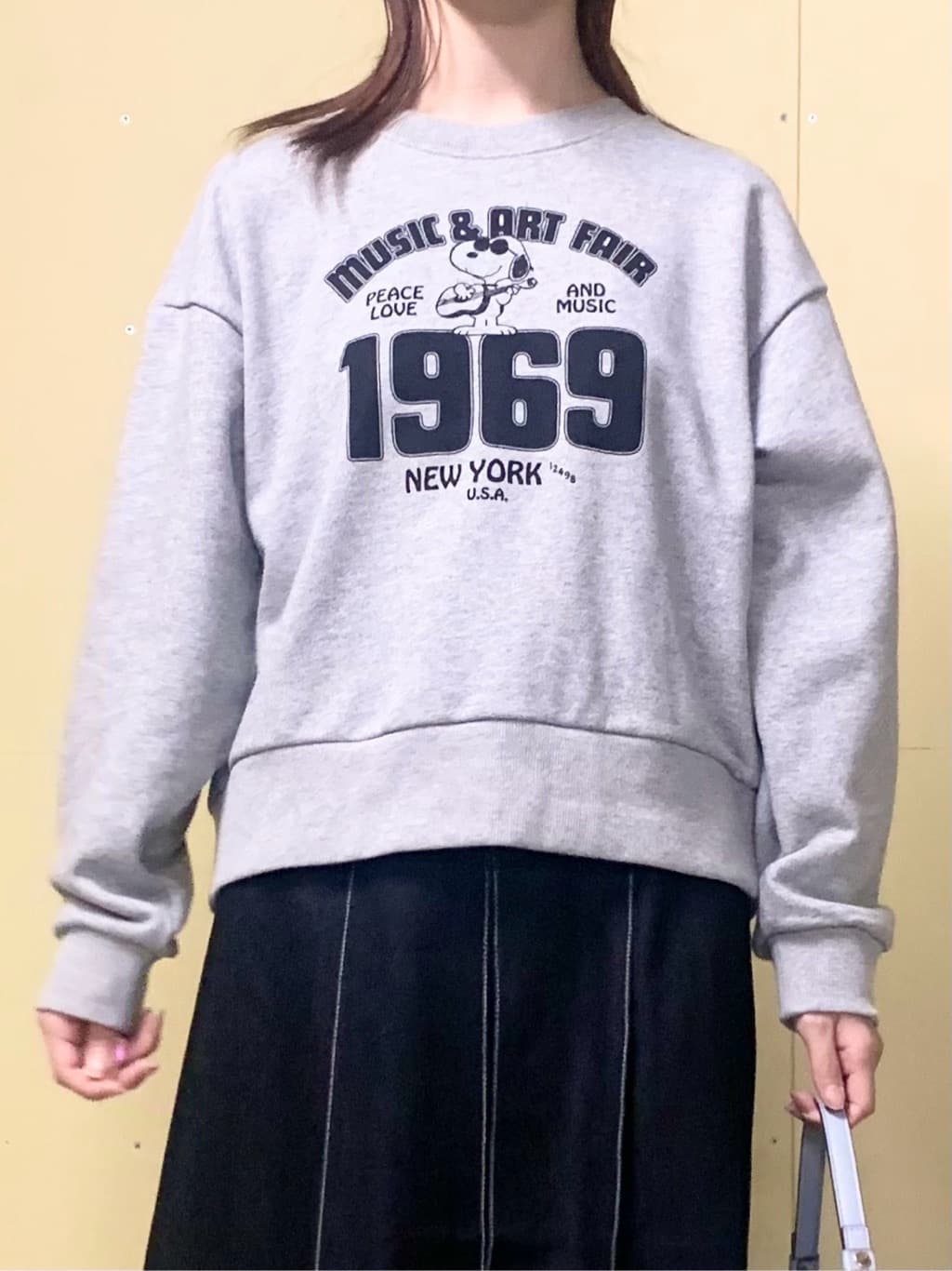 sahoさんの「THE SHOP TK｜◆PEANUTS スウェット1969 親子リンク」を使ったコーディネート
