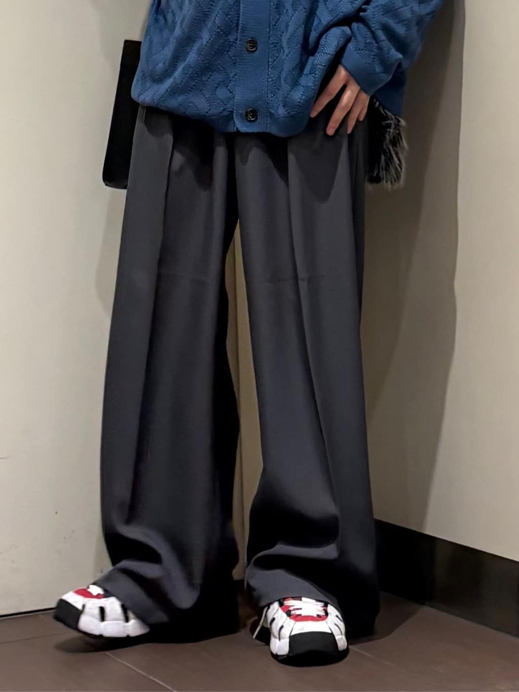RYUGAさんの「tk.TAKEO KIKUCHI｜◆衿付きニットカーディガン」を使ったコーディネート