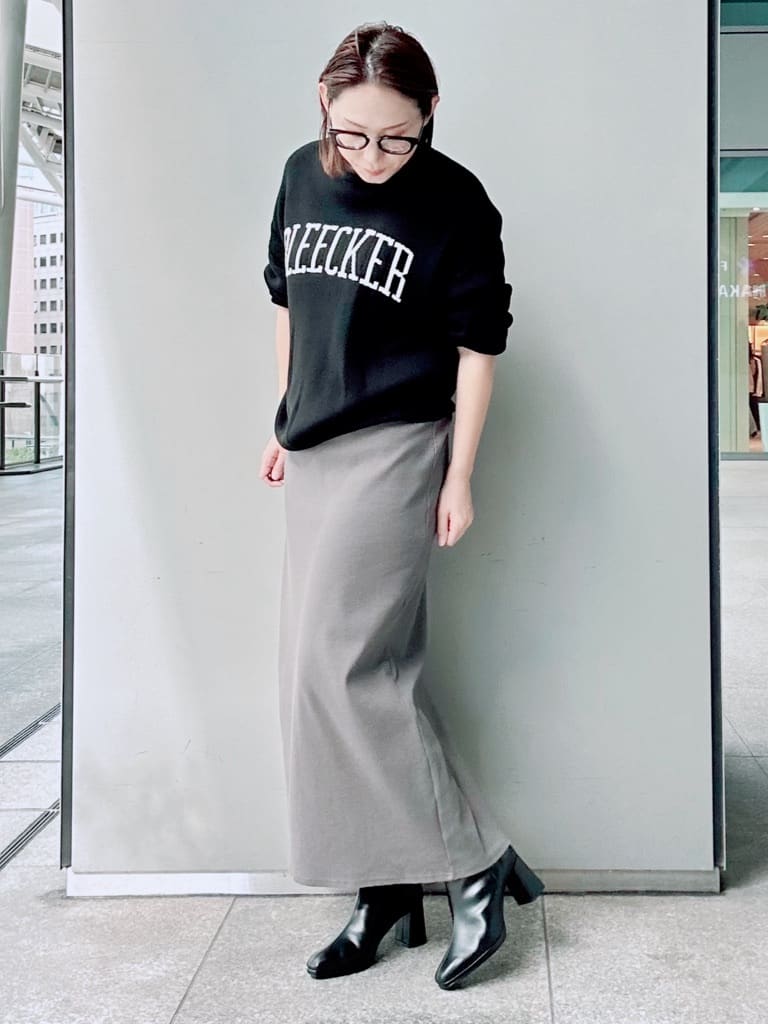 machikoさんの「ESPERANZA｜【晴雨兼用】ブロックヒールショートブーツ」を使ったコーディネート