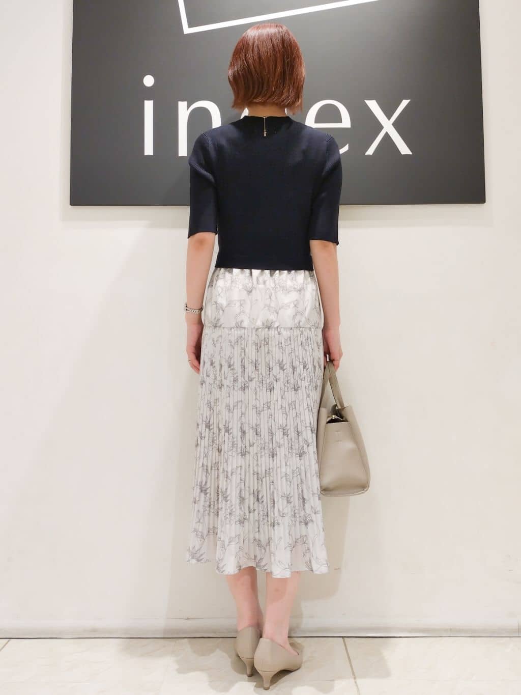 n.さんの「index｜◆《ツインセット》カーディガン&times;ニットドッキングワンピース【洗濯機洗い可】」を使ったコーディネート