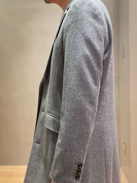 IMAIさんの「TAKEO KIKUCHI｜ウールカシミヤブレンド チェスターコート」を使ったコーディネート
