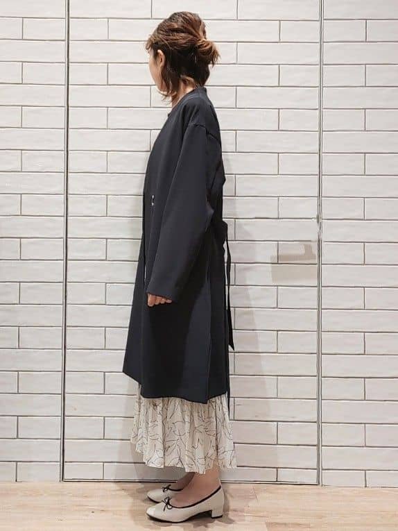 ryonさんの「OPAQUE.CLIP｜◆バイカラーキーネックニット【洗濯機洗い可】」を使ったコーディネート