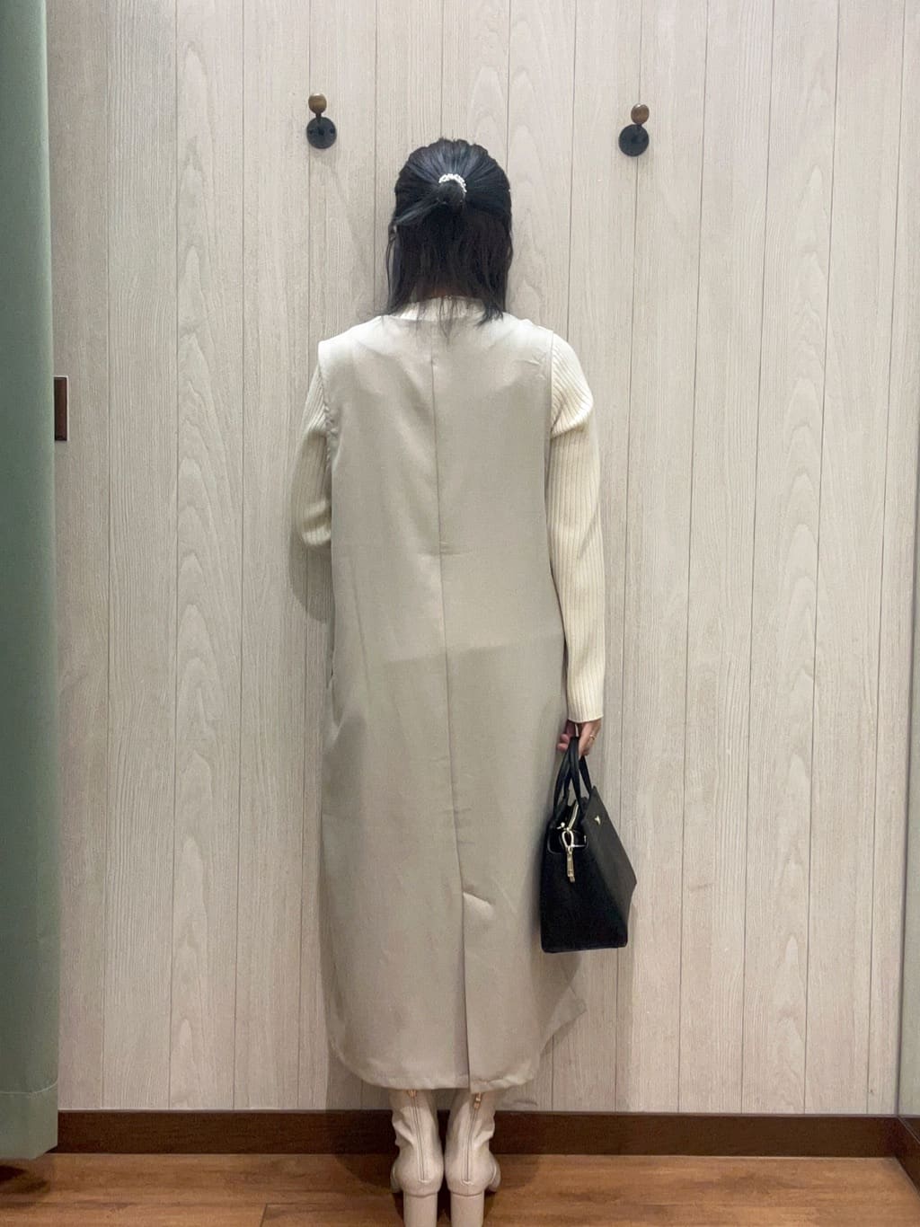すずさんの「SHOO･LA･RUE｜◆【セレモニー/2WAY】三層ミニトートバッグ」を使ったコーディネート