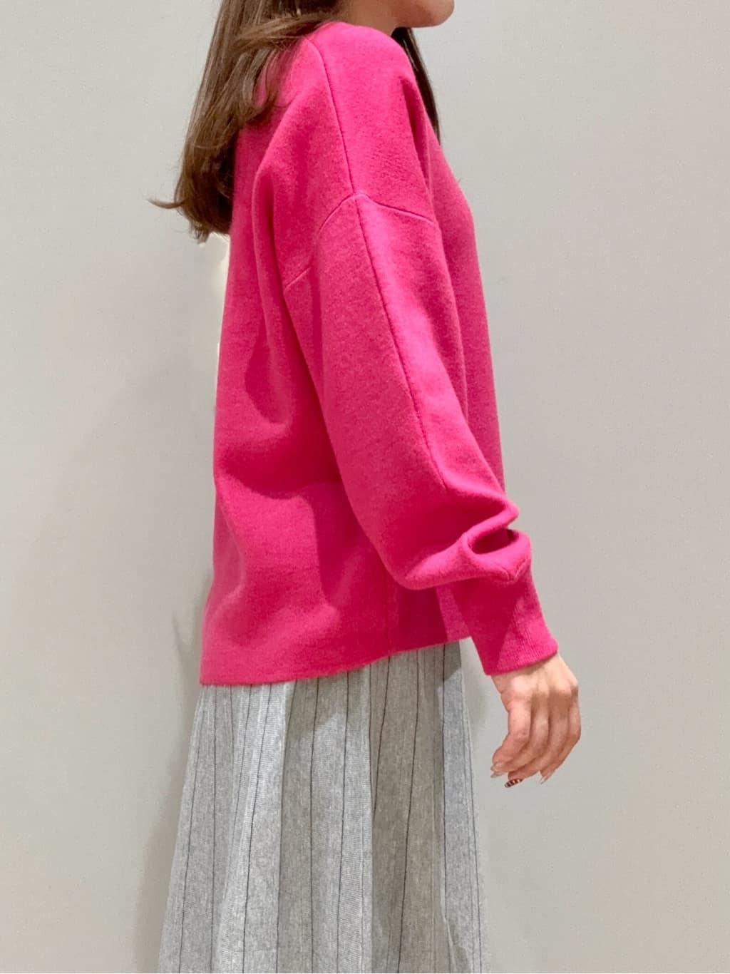 yuriさんの「INDIVI｜◆【合皮／フォーマル】ショルダー付きスクエアバッグ」を使ったコーディネート