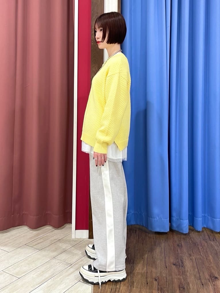 るるさんの「SHOO･LA･RUE｜◆【高レビュー/洗える/S-LL】ポコポコの表面感が魅力 ラーベン柄ニット」を使ったコーディネート
